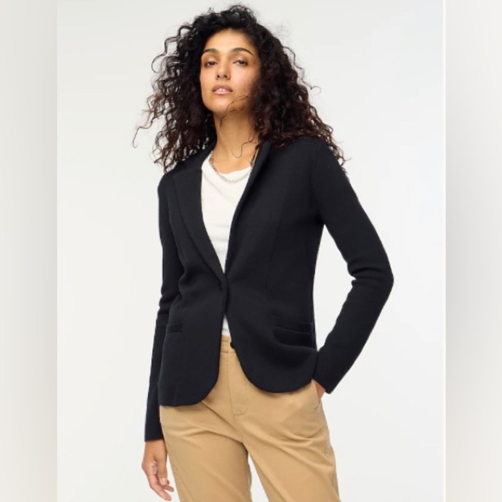 J. Crew Factory Schoolboy Sweater Blazer